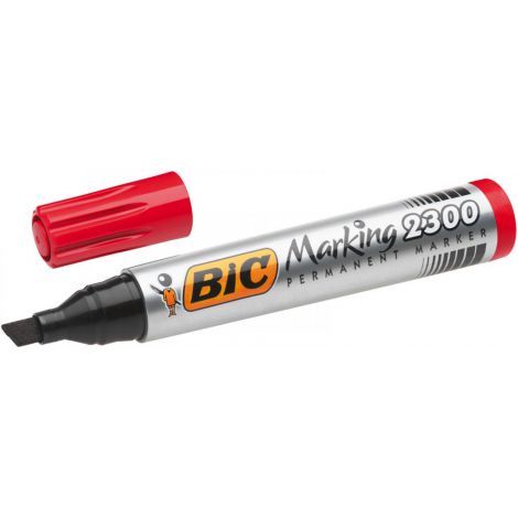 Marker permanentny Bic Marking 2300 5.5mm, Czerwony - 2
